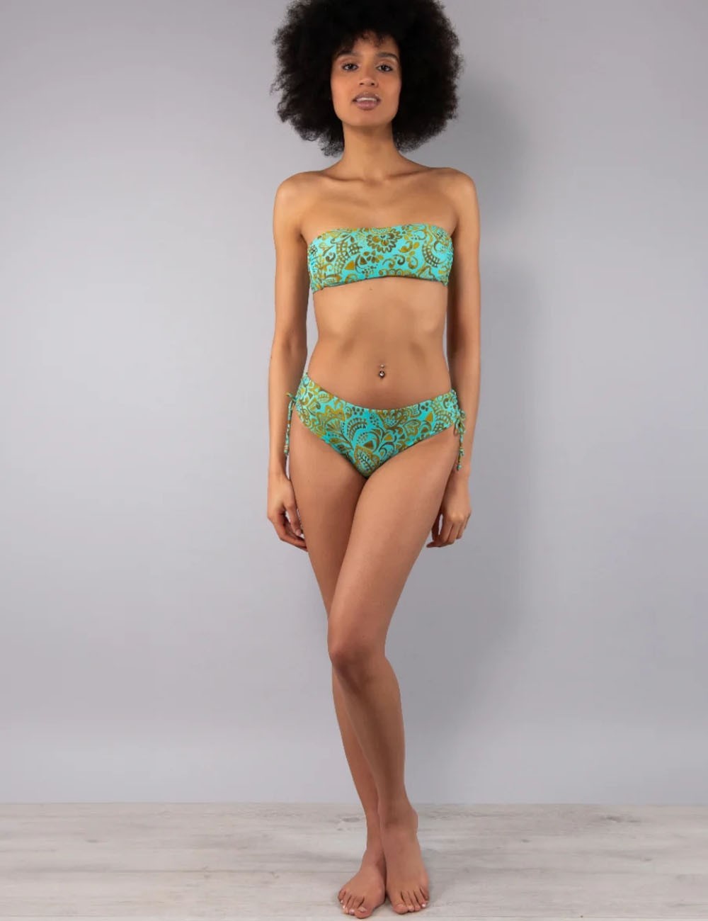 Reggiseno Francese Double con Slip con Coulisse Malibu